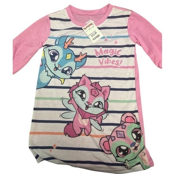 Girls Sz 4 long sleeve character nightgown NWT - Picture 1 of 6